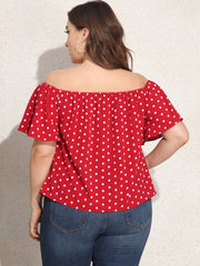 Oversized Red Short Sleeve T-Shirt