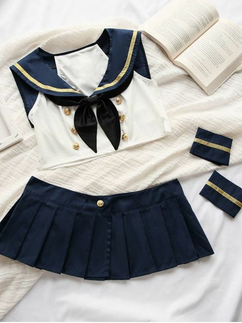 Sailor Skirt Uniform Pyjama Suit