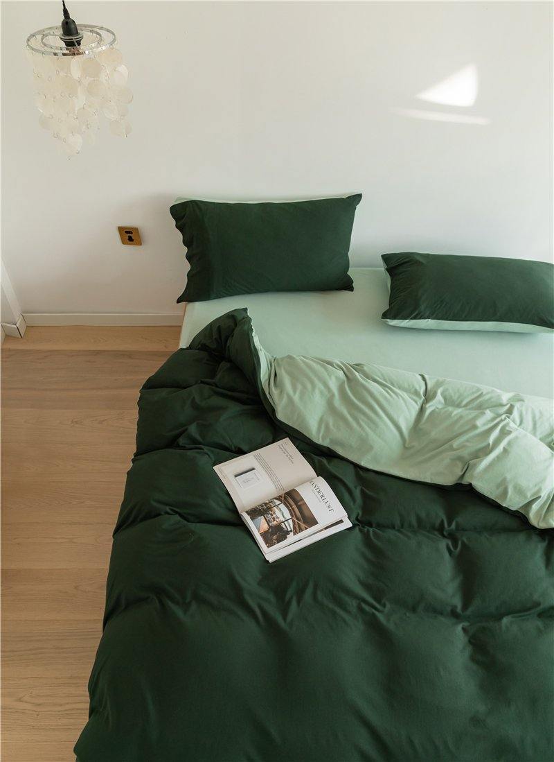 Duo Bedding Set - Forest Green