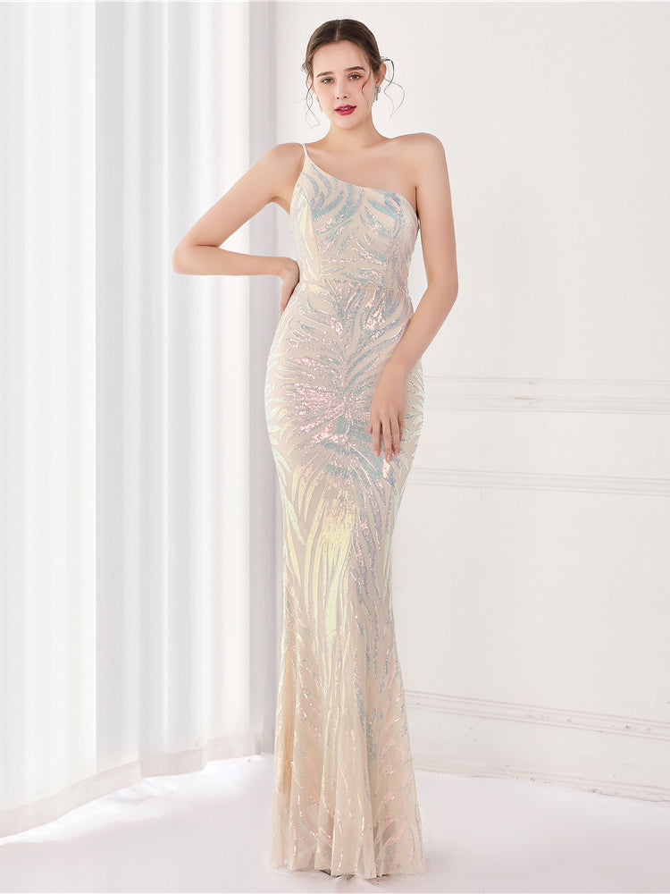 Sequin celebrity party evening dress