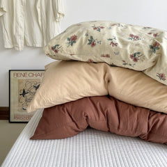 Assorted Washed Cotton Pillowcases (13 Styles)