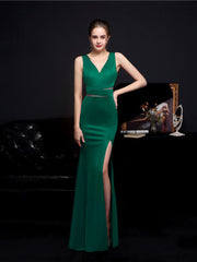 Slim fishtail dress banquet dress