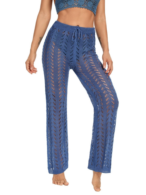 Hollow Out Cover Up Pants