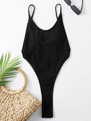 Sexy High-waisted One-piece Swimsuit – MagChic
