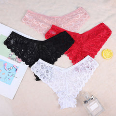 4pack Floral Lace Panty Set