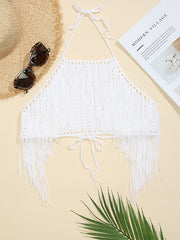 Crochet Halter Cover Up Top