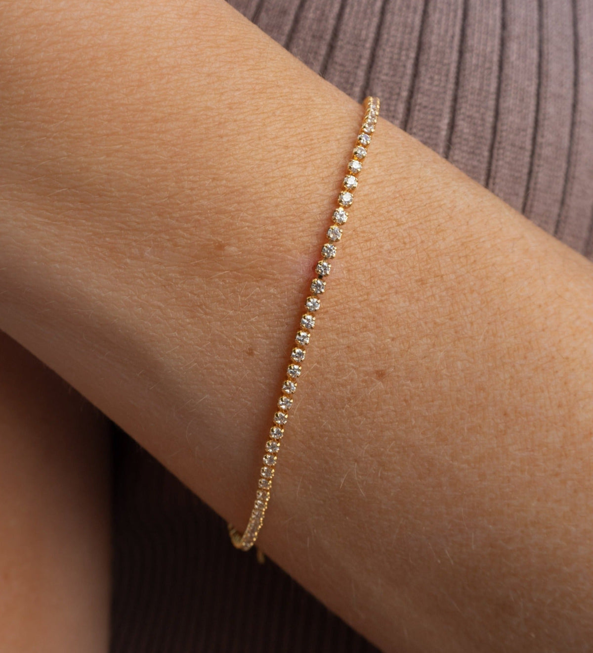 Mini pulsera Vivian dorada