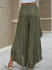 Pantalones casuales verde militar 