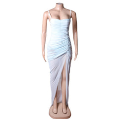 Strappy Sleeveless Maxi Mesh Bandage Dress PZC1470