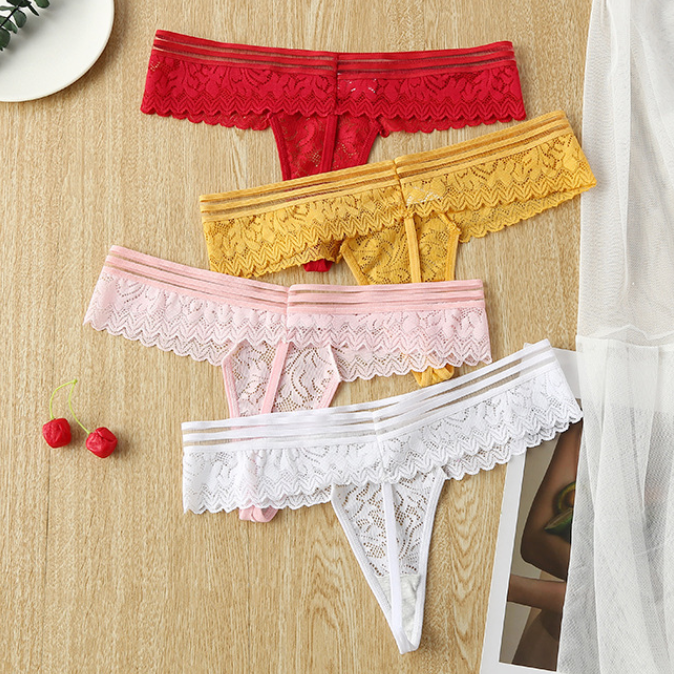 5pack Floral Lace Panty Set