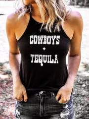 Cowboys Tequila O-Neck Camisole
