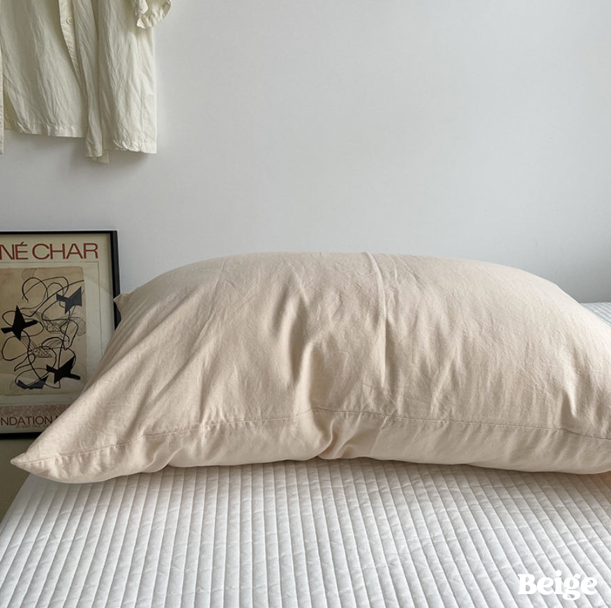 Assorted Washed Cotton Pillowcases (13 Styles)