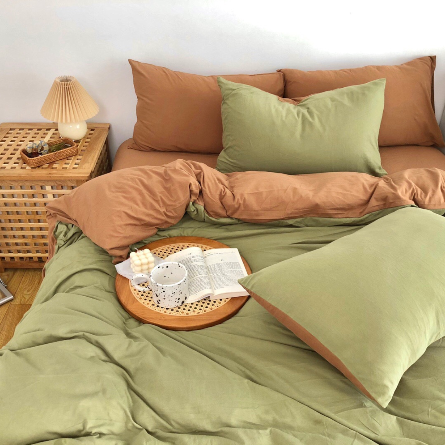 Duo Bedding Set - Orange