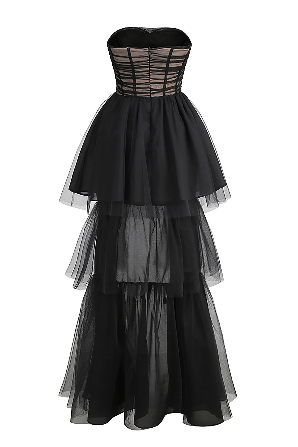 Strapless Corset Top Tulle Dress Paula Gown