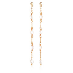 Vivian Drop Earrings Rose Gold