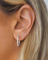 Willow Silver Hoops - Set