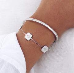 Yolanda Bangle Silver