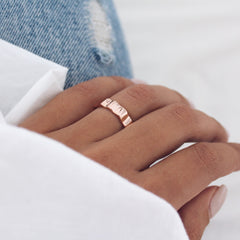 Anillo Zara Oro Rosa