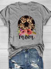 Leopard Soccer Print Cozy Short Sleeve T-Shirt