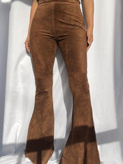 Vintage Brown High Waist Pants