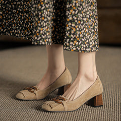 Nastya Low Heel Loafers