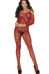 Bodystocking mit kalten Schultern