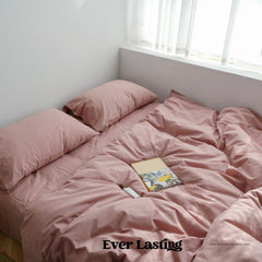 Earth Tone Bedding Set - Rust Pink