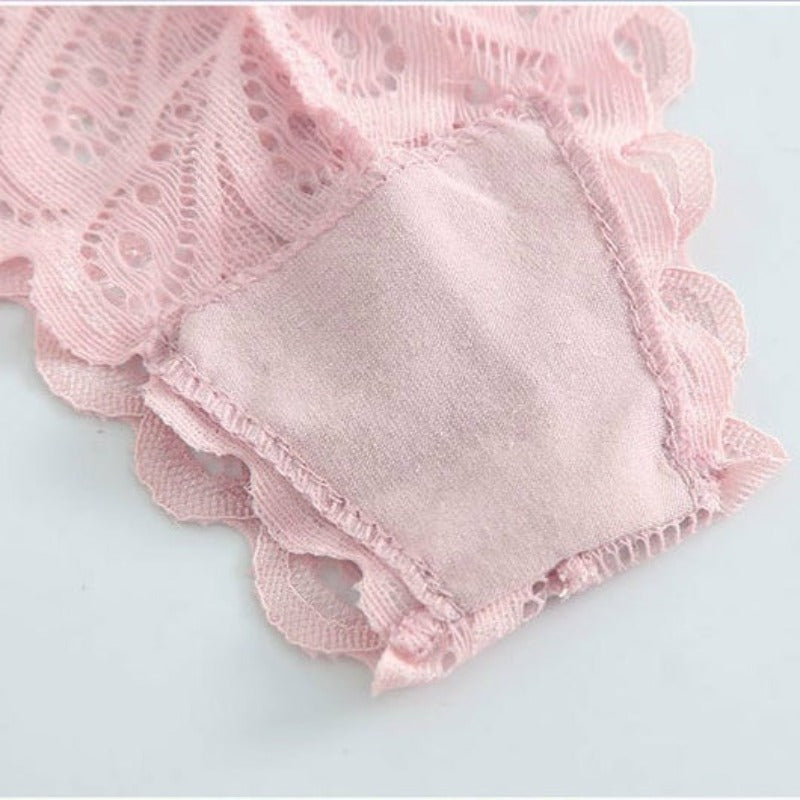 4pack Floral Lace Panty Set