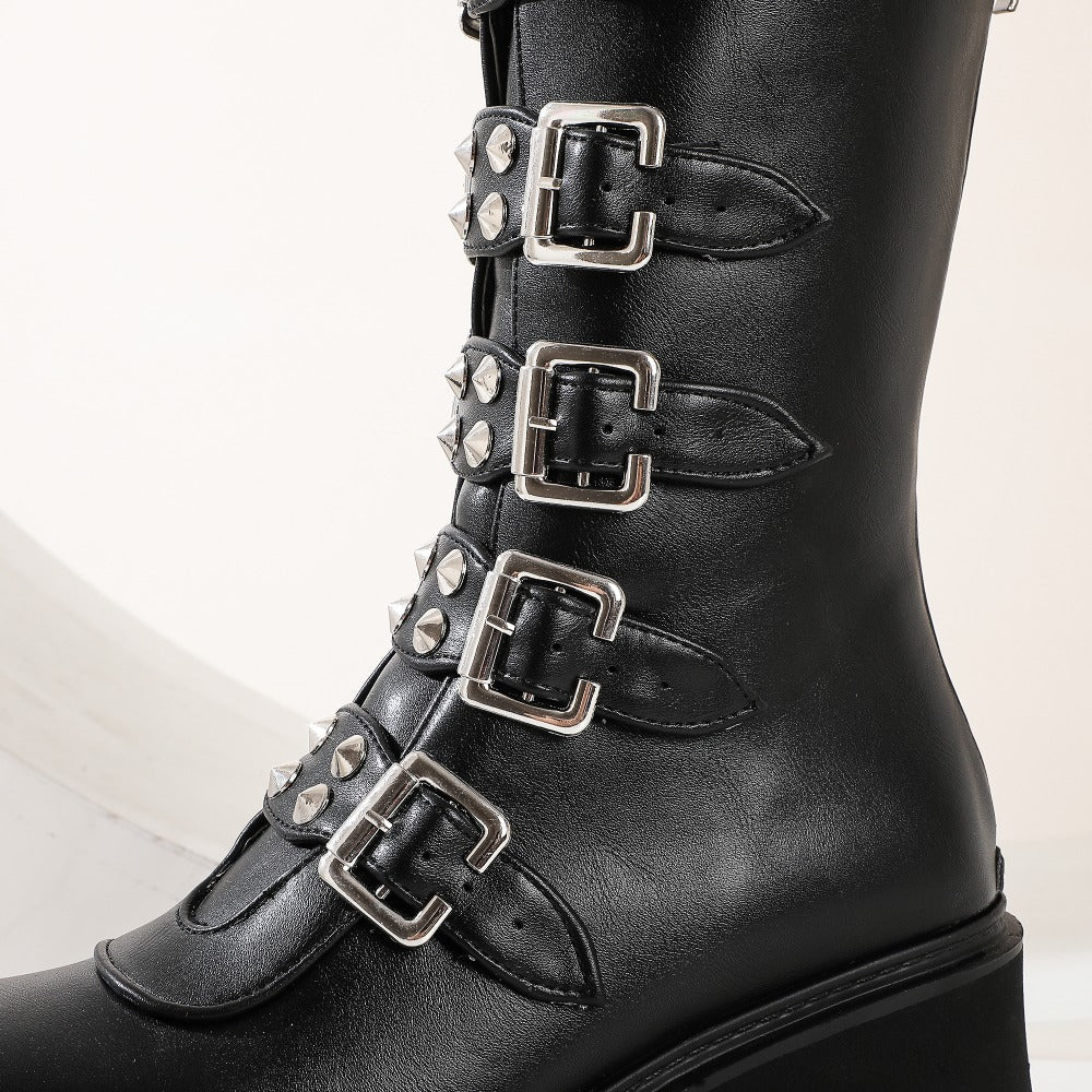 Thor Plateau Punk Stiefel