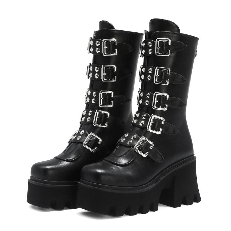 Thor Plateau Punk Stiefel