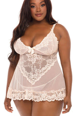 Plus Size Babydoll with Bow