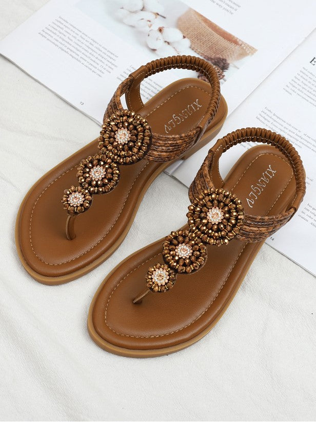 Bohemian Roman Flat Fairy Sandals