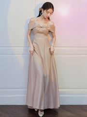 Premium Niche Satin Evening Dress Bridesmaid Dress