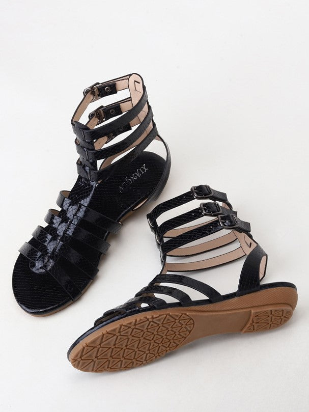 Temperament Hollow Roman Sandals