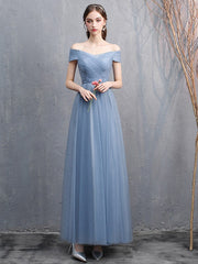 Blue Fairy Evening Dress Bridesmaid Dress