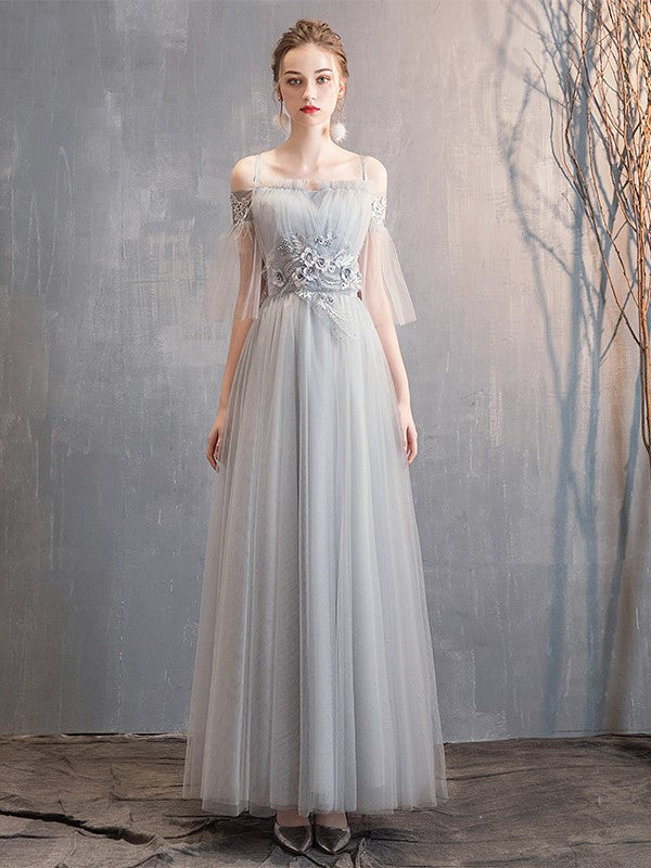 Gray Temperament Evening Dress Bridesmaid Dress