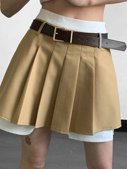 Anti-glare Slim Waist Skirt