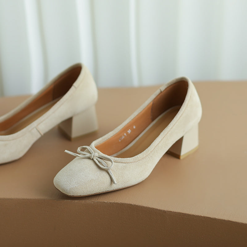 Nova Nude Bow Pumps