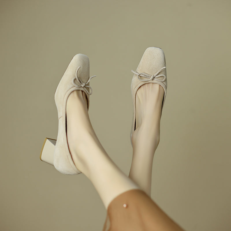 Nova Nude Bow Pumps