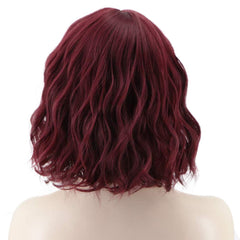 Women's short curly water ripple wig