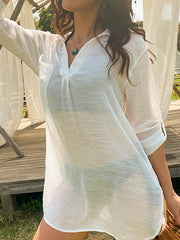 Beach Casual Cover Up Blouse
