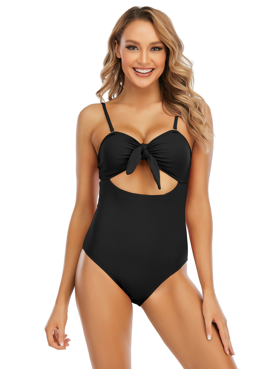 Sexy Rabbit-ear Cut Out One-piece Swimsuit