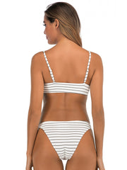 Striped Bikini Swimsuit