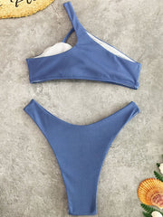 Sexy Solid Color Bikini Swimsuit